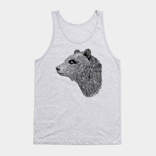 Hipster Bear Tank Top